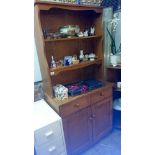 A teak dresser