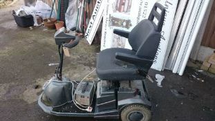 A mobility scooter