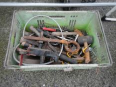 A box of old tools