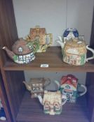 7 collector's tea pots