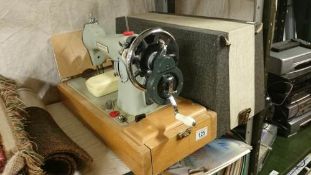 A Seamstress sewing machine