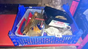 A quantity of assorted tools etc.