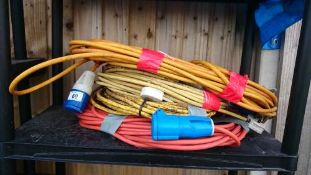 A quantity of electric leads