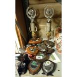 A mixed lot of trophies