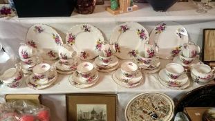 50 pieces of Royal Vale tea ware