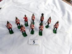 A quantity of model soldiers