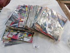 Approximately 55 Marvel comics including X Men, X Factor, X Force,