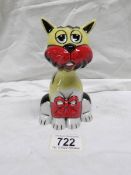 A Lorna Bailey World Collectors Net exclusive cat Purrfect Present No 45 of 50