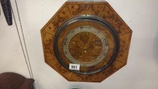 An unusual octagonal barometer