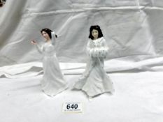 2 Royal Doulton figurines,