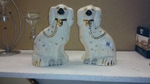 A pair of Beswick spaniels