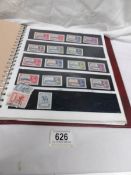An album of British India stamps and 4 albums of Britain and Empire stamps including penny reds,