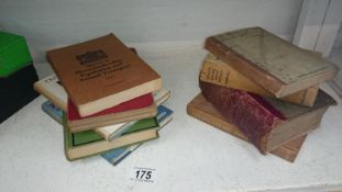 A quantity of old books including wild life, fishing,