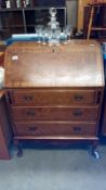 A walnut bureau