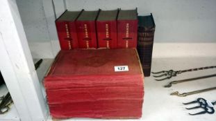 A quantity of Newnes family encyclopaedia's