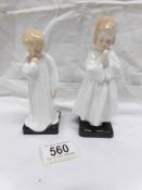 2 Royal Doulton figurines,