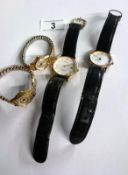 2 ladies and 2 gent's wrist watches