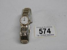A ladies 9ct gold Rotary bracelet watch with mineral glass
 
This appears to be good condition,