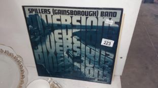 A rare LP record 'Diversion' by Spiliers Gainsborough band,