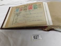 4 albums of 19th and 20th century world stamps including Romania, Afghanistan, Chile,