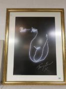 A framed and glazed limited edition of 500 poster entitled 'But Yea' by Tracey Emin (hand signed)