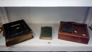 A quantity of maps including ordnance survey and Bartholomews with satchel,