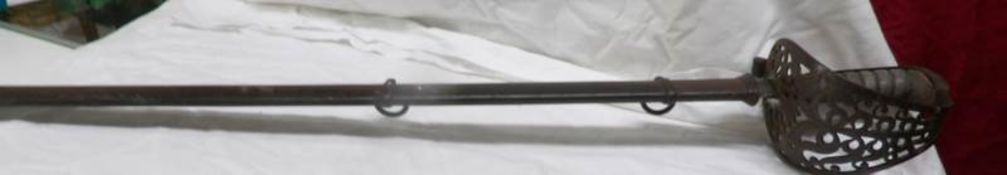 A late 19th century Indian cavalry sword
 
Blade length is approximately 91cm
Blade width is