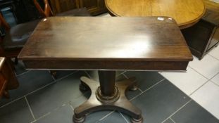 A rosewood side table