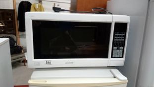 A Kenwood microwave oven