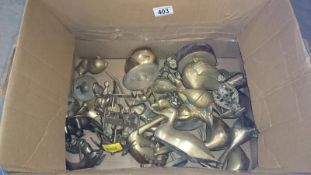 A box of brass ware