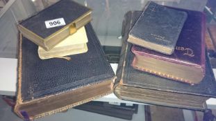 A quantity of old Bibles etc