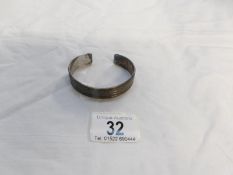 A silver bangle