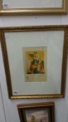 A Picasso artist proof print signed in pencil