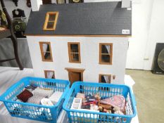 A doll's house with furniture