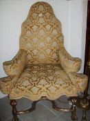 A rare 19th century arm chair with double arms
