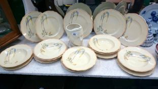 20 pieces of Royal Doulton Eden pattern ware a/f and a Bretby Edward VIII character jug a/f