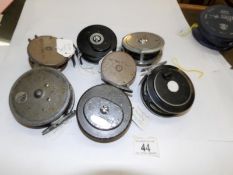 7 fishing reels including Daiwa, The Wey, Intrepic,