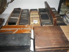 In excess of 500 glass lantern slides