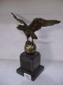 A super quality bronze football trophy