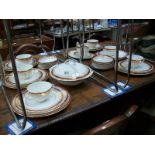 34 pieces of Royal Grafton Majestic tea and dinnerware