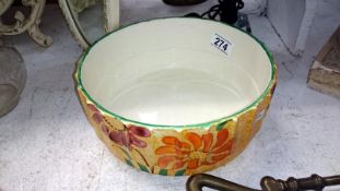 A Mintons bowl with floral decoration