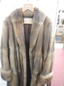 A Theodore Roach fur coat