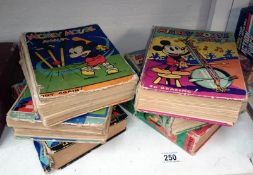 6 Mickey Mouse annuals, 1932-1938,