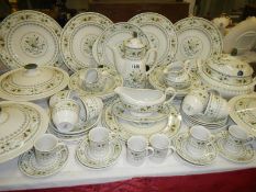 A very large quantity of Royal Doulton Provencal pattern tea and dinner ware