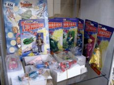 11 Matchbox Thunderbirds figures, 6 on cards, 5 boxed,