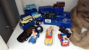 A mixed lot of die cast toys