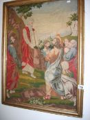 2 Berlin tapestries 'Moses with Tablets',