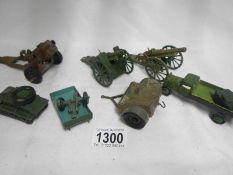 A quantity of early post war Dinky and Britain's military vehicles