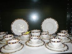 A Victorian tea set