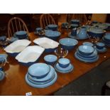 85 pieces of Denby dinner ware